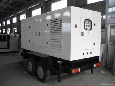 China 50 Kva Silent Cummins Generator Set Electrical Starting Trailer Mounted Diesel Generator for sale