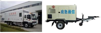 China Vier mobiler Dieselgenerator des Rad-tragbarer Dieselgenerator-200kw Volvo zu verkaufen