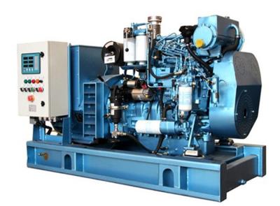 China 1500 RPM Diesel Generator Closed Cooling Open Type Diesel Generator With Fuel Tank Base for sale