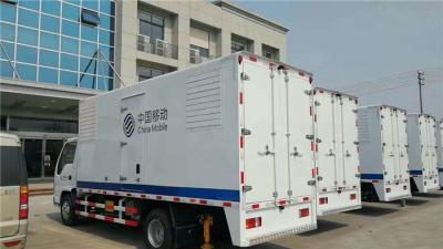 China Wässern Sie geschlossene abkühlende LKW angebrachte Sätze des Generator-80KW mit Heizkörper der hohen Temperatur zu verkaufen