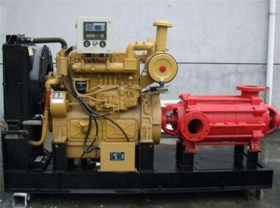 China Spring Starter / Electric Start Diesel Water Pump Set Water Cooled For Rescue for sale