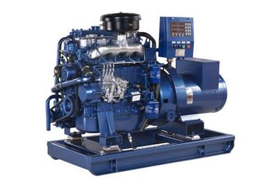 China 50HZ 400V 20KW Marine Diesel Generator Electric Starting With Sea Water Pump for sale