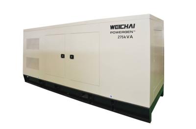 China Multilayer Shielding 150 Kw Diesel Generator , 206 KVA Backup Power Generator for sale