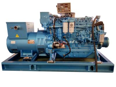 China Water Cooling Rated Marine Diesel Generator 90KW with Three Phase Electric Start for sale