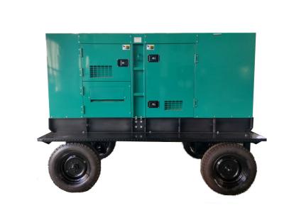 China Mechanical Three Cylinder 60KVA / 48KW Turbo Trailer Mounted Diesel Generator With Perkins Engine for sale