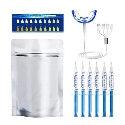 China Teeth Whitening Factory Price OEM Package Professional Teeth Whitening LED Kit for sale