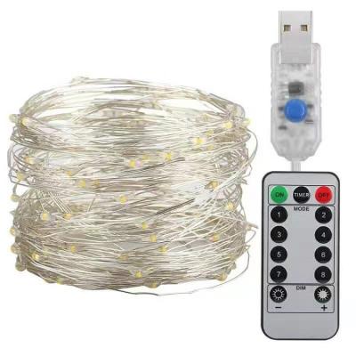 China Usb Powered Connector Copper Wire Plug Rechargeable Holiday LED Fairy USB String Light for sale