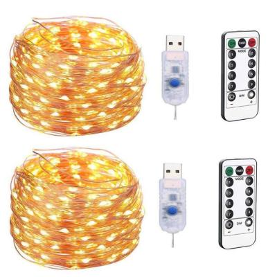 China Christmas Outdoor Decorative Copper Wire Battery Operated Usb Decoration Fairy Lights Solar Led Curtain String Light for sale