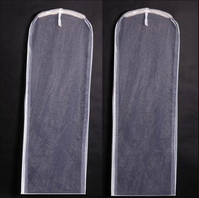 China 150*60 180*60 Shopping Two Side Wholesale Transparent Garment Bag For Wedding Dress for sale