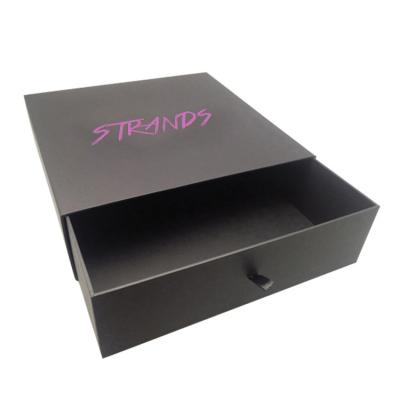 China Match Type Recyclable Paper Slide Appearance Jewelry Drawer Boxes Factory Custom Printing Luxury Gift Boxes for sale