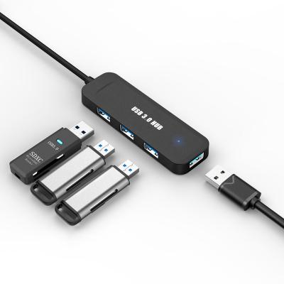 China Computer Mobile Devices .desk CE USB 3.1 to 4 Ports USB Hub FCC Rohs Type C to USB 3.0 Hub Electronics Accessories for sale