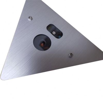 China Motion Detection Anti-Vandal Elevator H.265/H.264/MJPEG 4MP Elevator Network Triangular IPCAM Audio P2P 12VDC/PoE Corner Camera for sale