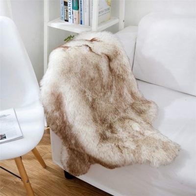 China China Manufacturer Wholesale Area Rug Babies Large Rectangle Washable Soft White Faux Fur Blanket for sale