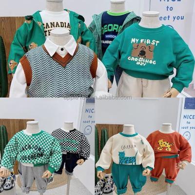 China Normcore / Minimalist Boys' Suit Spring And Autumn New Children's Clothing Fashion Children's Sportswear for sale