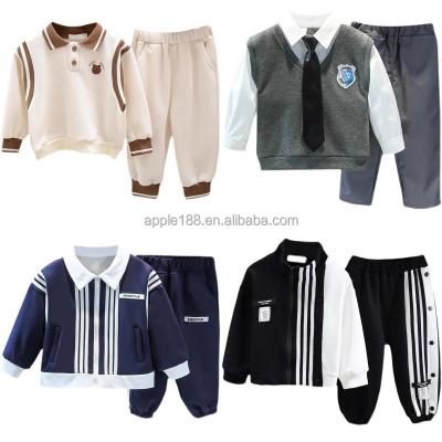 China Normcore/Autumn New Boys' Leisure Suit Children's Minimalist Two-Piece Set Spring and Summer Sportswear for sale