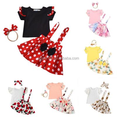 China Summer Breathable Suit Newborn Baby Clothes Girl Boutique Suit Newborn High Quality Skirt for sale