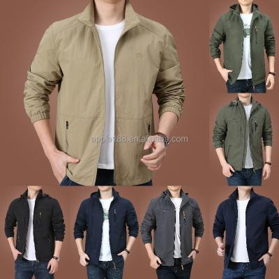 China Factory Wholesale Waterproof Running Jacket Custom Sports Mens Zipper Jacket And Coat for sale