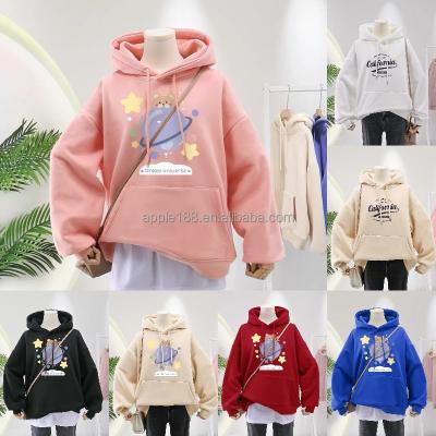 China Anti-wrinkle Latest premium women's Hoodie printed women's Sweatshirt sweater for sale