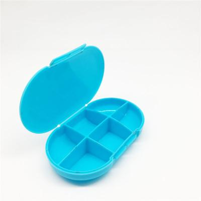 China Plastic Customized 6 Case Promotional Weekly Large Capacity Vitamin Pill Box Plastic Storage Box for sale