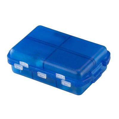 China PP Wholesale Plastic 10 Case Pill Box Promotional Travel Medicine Storage Box for sale