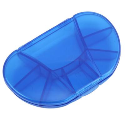 China 8 Compartments Plastic Travel Pill Box, Pill Organizer 7 Day Pill Case Moisture Proof Small For Daily Pocket Purse Portable for sale