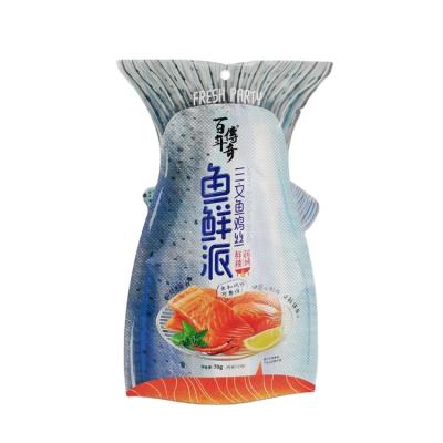 China Shock Resistance Custom Printed Shape Plastic Bag For Seasonal Food / Juice / Candy / Snacks Packaging for sale