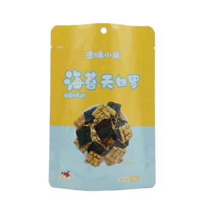 China Custom Printed Shock Resistance Stand Up Edible Nuts Ziplock Candy Snacks Aluminum Foil Packaging Bag for sale