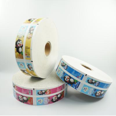 China Custom Barrier Food Packaging Laminated Roll Film Printed BOPP Aluminum Foil Plastic Film For Jelly for sale