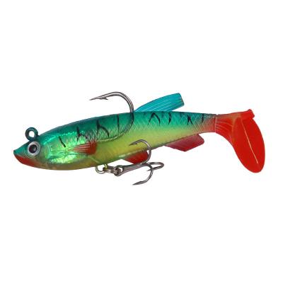 China Wholesale High Quality Soft Plastic Custom PVC Artificial Fishing Lure For Lake for sale