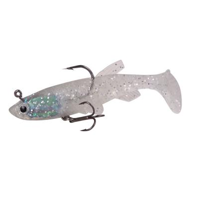 China PVC Durable Using Low Price Soft Plastic Artificial 3D Eyes Fishing Lure for sale