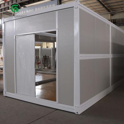 China Prefabricated Folding Container House Front Wall Double Door Anti Theft Steel Door for sale