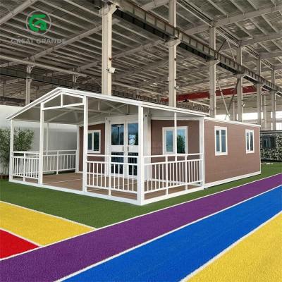 China 20ft Expandable Tiny Homes Manufacturer With Corridor Handrails for sale