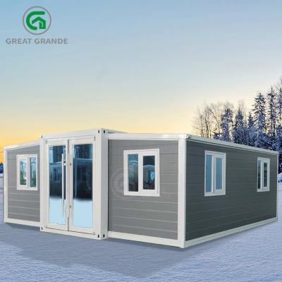 China 20ft Erweiterbares Mobilhaus Hersteller Fertighäuser Wohnraum vorübergehende Unterkunft zu verkaufen