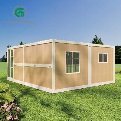 China Durable Folding Container Home Built With Galvanized Steel Frames And Weather-Resistant Materials for sale