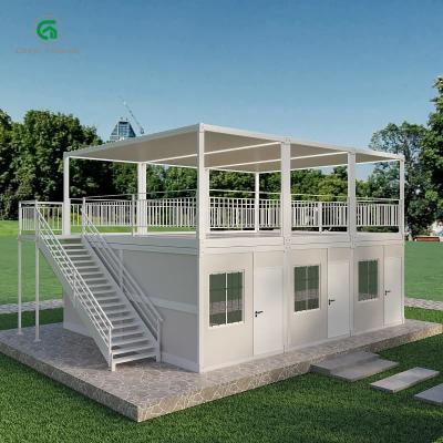 China Durable Steel Frame Folding Container Home Versatile Solution for Disaster Relief Shelters 2.0 KN/m2 Floor Pressure for sale