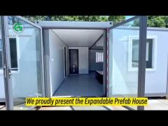 20Foot Foldable Expandable Prefab House Container For Postwar Disaster Reconstruction