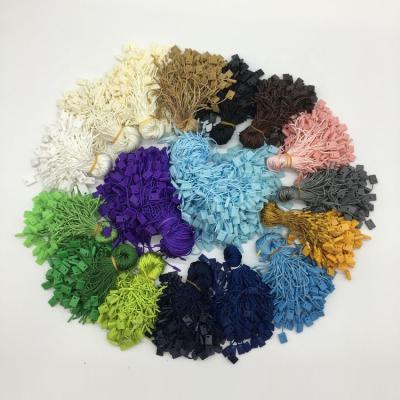 China Sustainable Plastic Polyester Yarns PP Joint Tag Twine Eco Friendly Hangtag Twine For Clothes for sale