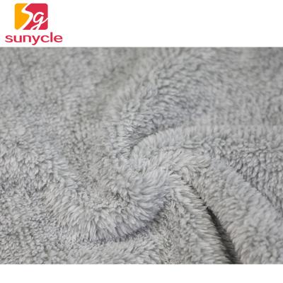 China Soft Dyed Shu Velveteen Fabric Woven Comfortable Jacquard Solid Color for sale