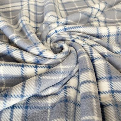 Chine Le polyester le plaid que classique a imprimé le tissu mou superbe pour des chaussures vêtx Pillowslip à vendre