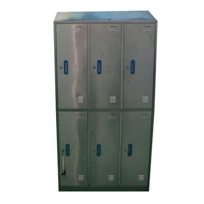 China Modern Design Expandable Stainless Steel Changing Room Cabinet Customized Wardrobe With Combination Lock for sale