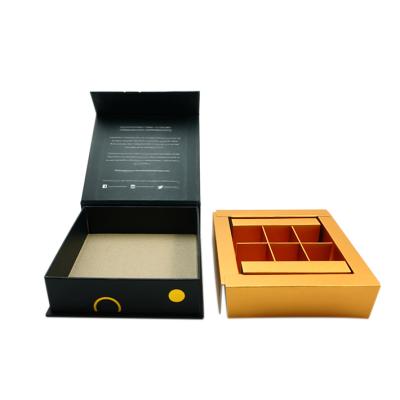 China Recycled Materials Custom Printed Flap Magnetic Closure Cosmetic Packaging Box , Recyclable Paper Gift Box for sale