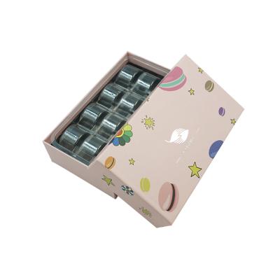 China Recycled Materials Wholesale Custom Logo Chocolate Cookie Biscuit Christmas Gift Box for sale