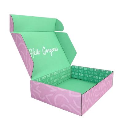 China CyGedin Logo Printed Corrugated Mailer Box High Quality Recycled Materials Custom Mailing Boxes for sale