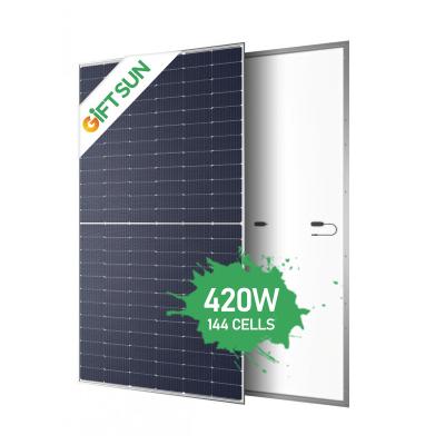 China Full Cell Mono Solar Panel 1000w Price 390w 400w 410w High Efficiency Mono Black Sun Power Half 600 Watt PV Module for sale