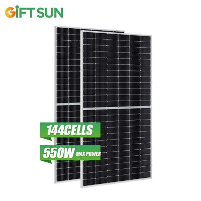 China High efficiency solar panel 182mm plate of half mono solar cell 530w 535w 540w 545w 550w mono crystalline solar panel price for home use for sale