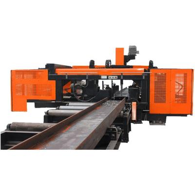 China Make Holes on H Beam or U Channels CNC Beam Drilling Line Machine for H Beam Steel Processing for sale