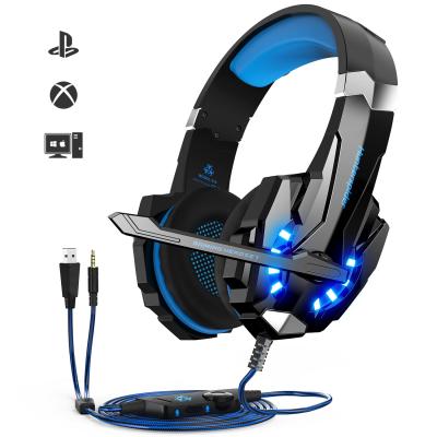 China Hot Sale G9000 Gaming Headphones Earphone With LED Lights And High Sound Quality Cable Headset For PC Game for sale