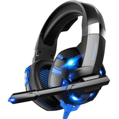 China Hot Seller LED Gaming Headset Earphone K2pro Led Gaming Headset With Microphone Gaming Headset Earphone for sale