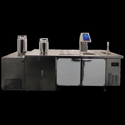 China 304 Stainless Steel 1.2M/1.4M/1.6M Length Customized Automatic Shaking Milk Tea Coffee Sealing Machine for sale