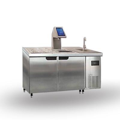 China food & Beverage shops bubble tea counter of commercial milk tea workstation and boba machine for sale